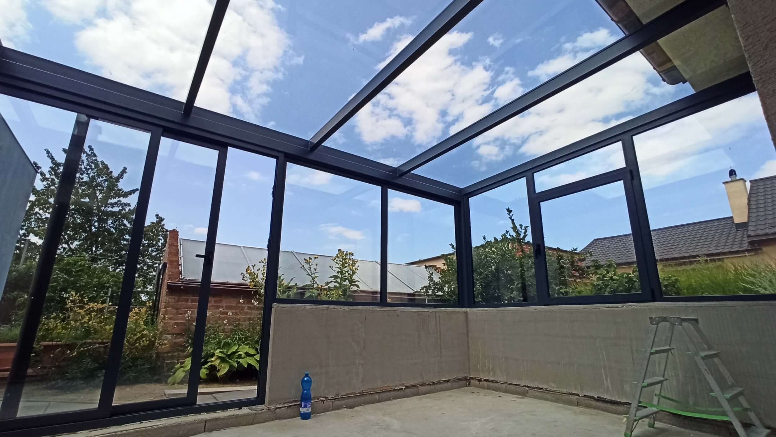 zimná záhrada s presklennou strechou. Aj takéto vieme robiť v Sklofix